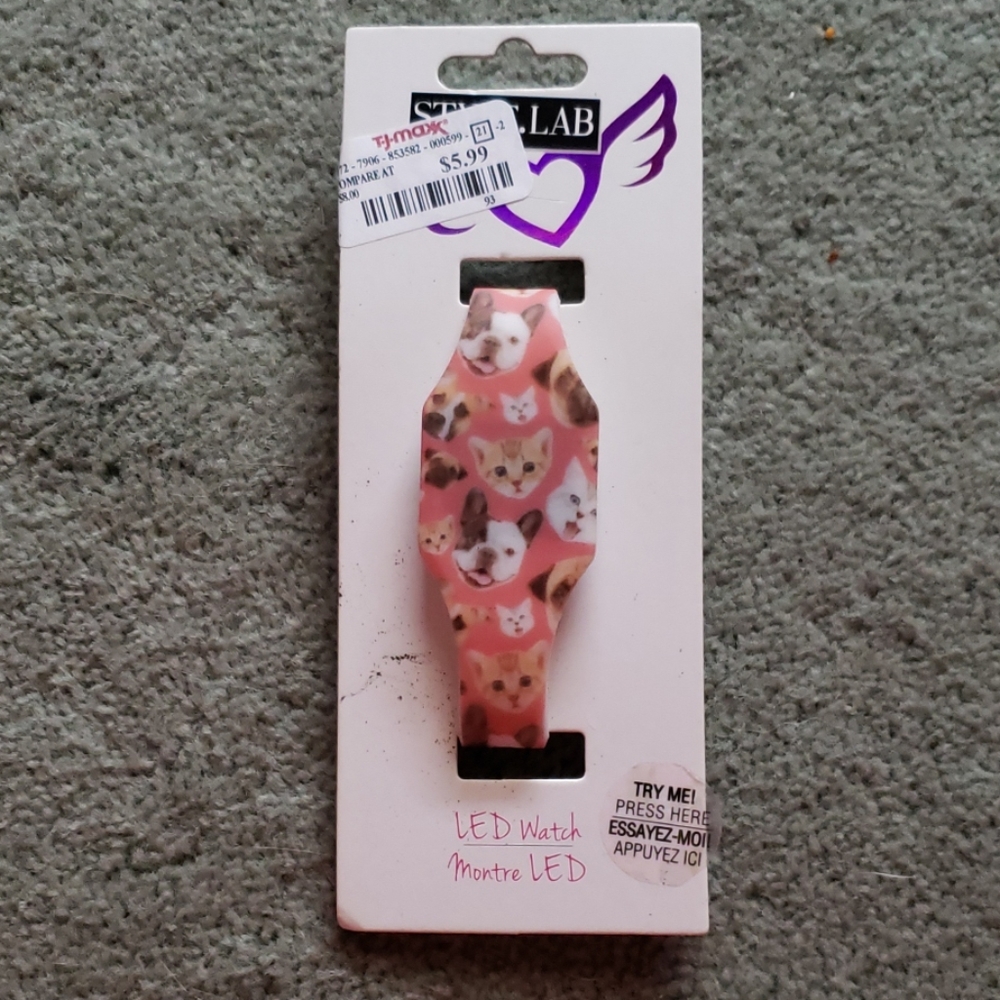 NWT Style Lab LED watch
